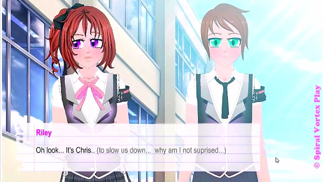 Umichan Maiko Classroom Cheats With Sexy Hentai Game Action