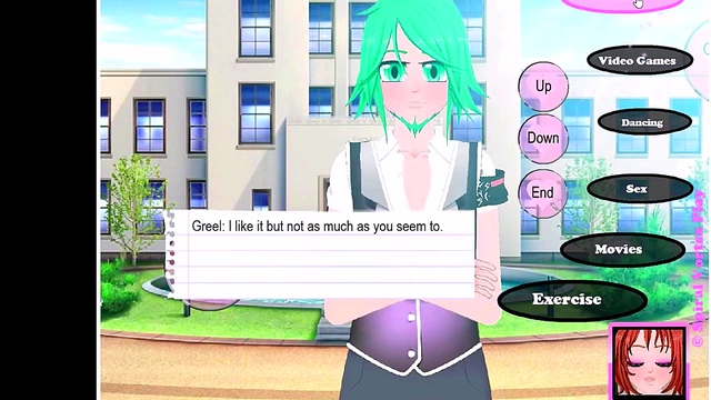 Umichan Maiko Classroom Cheats With Sexy Hentai Game Action