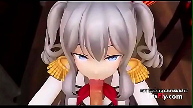 Cute Hentai Anime Girl Gives Seductive Blowjob For Hot Orgasmic Finish