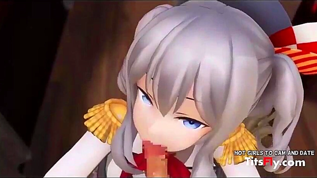 Cute Hentai Anime Girl Gives Seductive Blowjob For Hot Orgasmic Finish