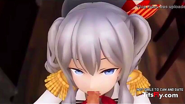 Cute Hentai Anime Girl Gives Seductive Blowjob For Hot Orgasmic Finish