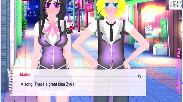 Umichan Maiko Classroom Cheats With Sexy Hentai Game Action