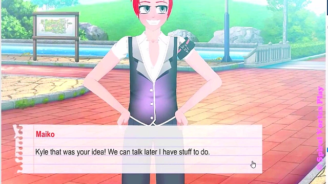 Umichan Maiko Classroom Cheats With Sexy Hentai Game Action