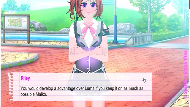 Umichan Maiko Classroom Cheats With Sexy Hentai Game Action