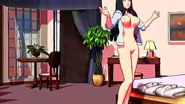 Hinata Dances Seductively in 3D Naruto SFM Animation