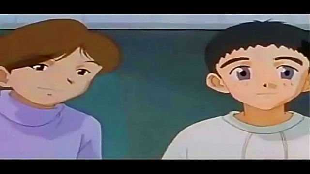 Horny Anime Teacher Gives Uncensored Blowjob & Anal Creampie To Virgin Step-Sis