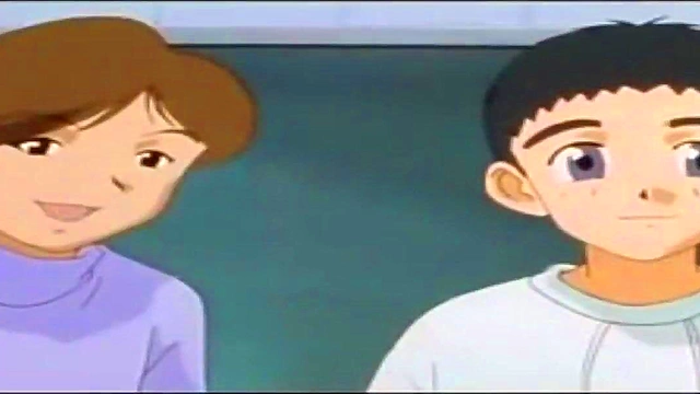 Horny Anime Teacher Gives Uncensored Blowjob & Anal Creampie To Virgin Step-Sis