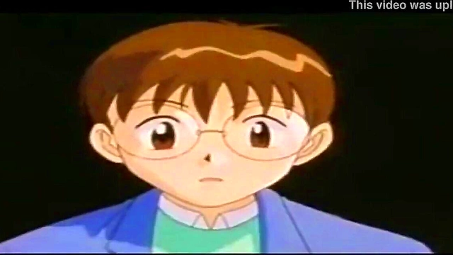 Horny Anime Teacher Gives Uncensored Blowjob & Anal Creampie To Virgin Step-Sis