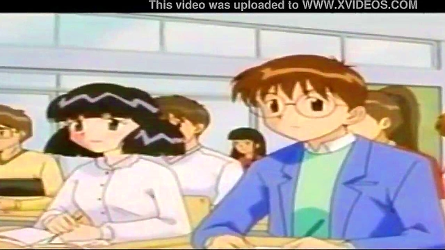 Horny Anime Teacher Gives Uncensored Blowjob & Anal Creampie To Virgin Step-Sis