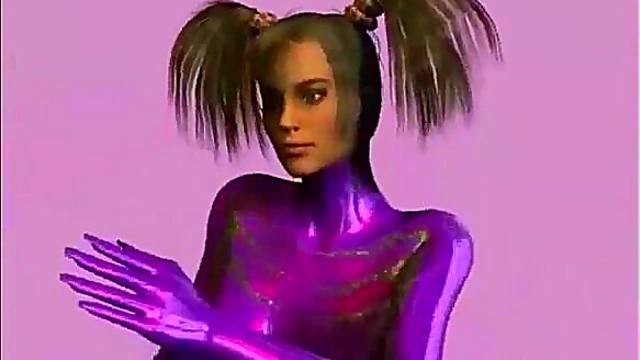 Virtual Anime Babe With Big Tits Gets Pound In The Throat Hard-Core