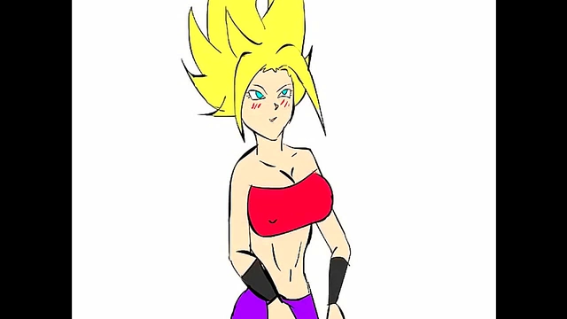 Caulifla Fucks Kyoabe in Dragon Ball Super Anime Action