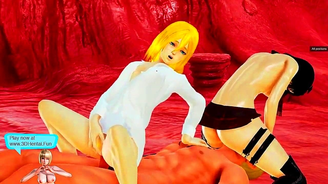 Mikasa from Attack on Titan Rides Ebony Anime Dick for Teen Hentai Fun