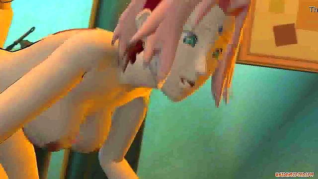 Sakura & Naruto's Sexy Jutsu Office Encounter With Tsunade