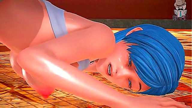 Bulma from Dragon Ball Super Gets Fucked in 3D Anime SFM Action