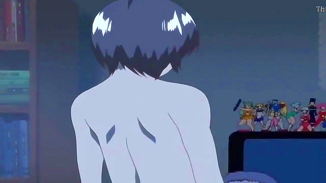 Horny Anime Step-Mom With Big Tits Gives Seductive Blowjob & Titjob