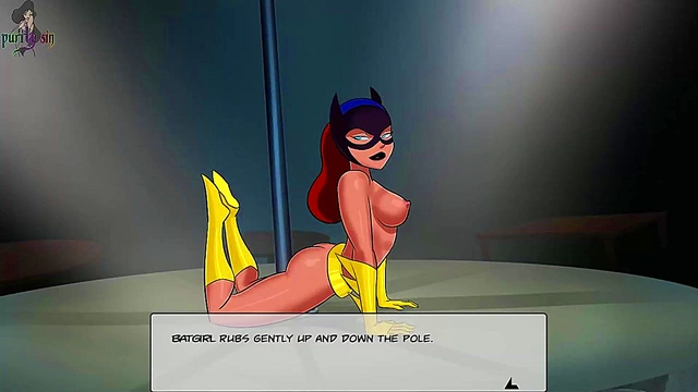 Hot Anime Stripper Teases Superman & Batman Before Wild Group Sex Session