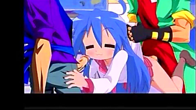 Konata from Lucky Star Plays Sexy Hentai Games With Her Friends