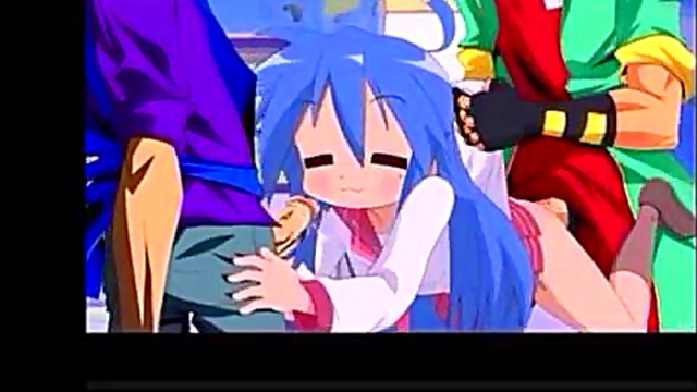 Konata from Lucky Star Plays Sexy Hentai Games With Her Friends