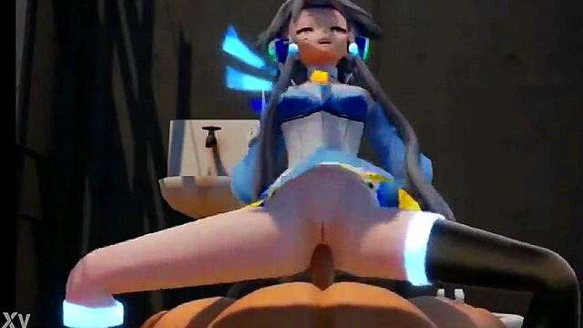 Horny Luo Tianyi Fucks Hard In Anime MMD Action