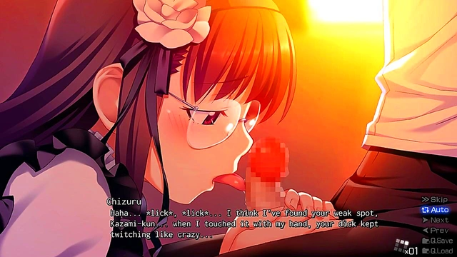 Chizuru's Erotic Journey in The Labyrinth of Grisaia Eroge Novel