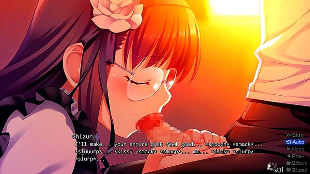 Chizuru's Erotic Journey in The Labyrinth of Grisaia Eroge Novel