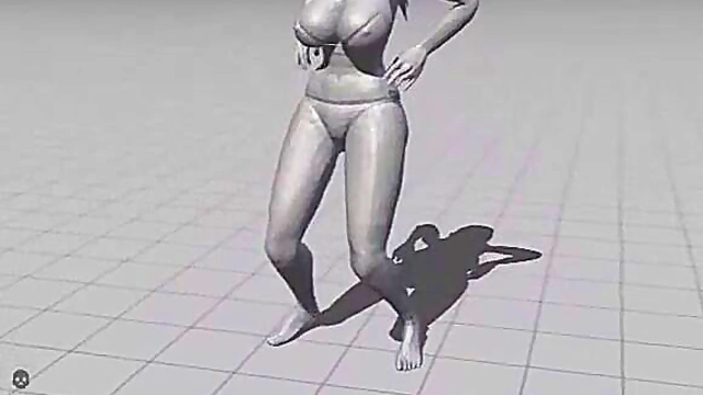 Naruto Tsunade Seduces With Sexy Dance And Striptease Action