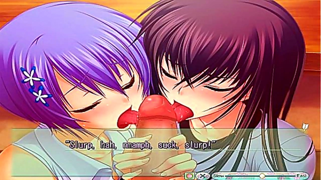 Majikoi Agave Route – Anime Couple Enjoy Steamy Eroge Scene Together