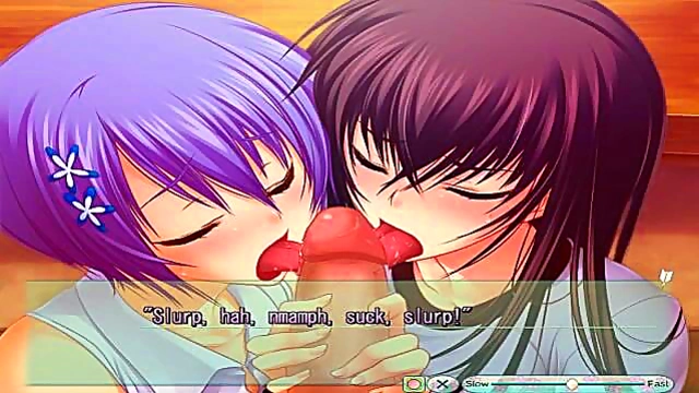 Majikoi Agave Route – Anime Couple Enjoy Steamy Eroge Scene Together