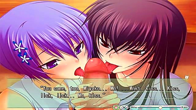 Majikoi Agave Route – Anime Couple Enjoy Steamy Eroge Scene Together