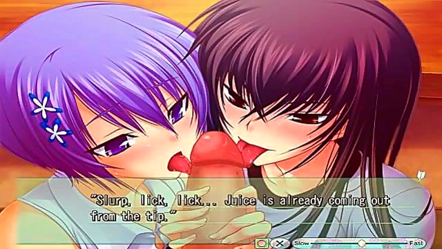 Majikoi Agave Route – Anime Couple Enjoy Steamy Eroge Scene Together