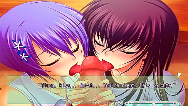 Majikoi Agave Route – Anime Couple Enjoy Steamy Eroge Scene Together