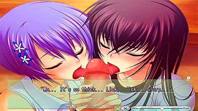 Majikoi Agave Route – Anime Couple Enjoy Steamy Eroge Scene Together