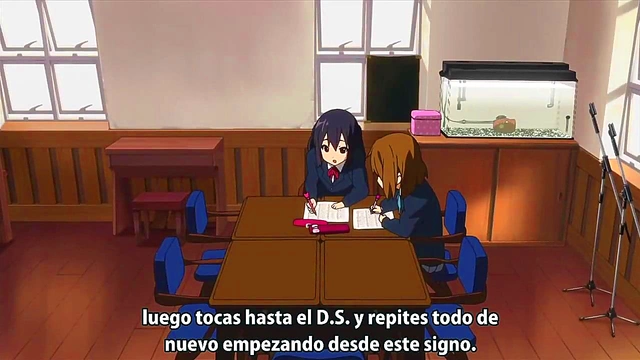 K-ON! Anime Girls Rock Out With Sexy Music And Seductive Moves