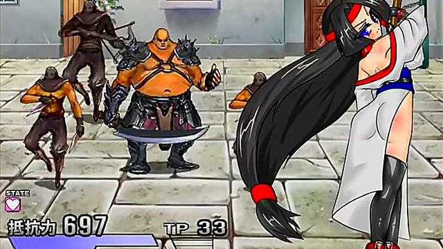 Ninja Thief Seduces Shinobi Warrior for Hot Anime RPG Mission Action