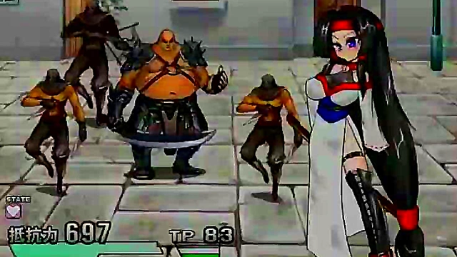Ninja Thief Seduces Shinobi Warrior for Hot Anime RPG Mission Action