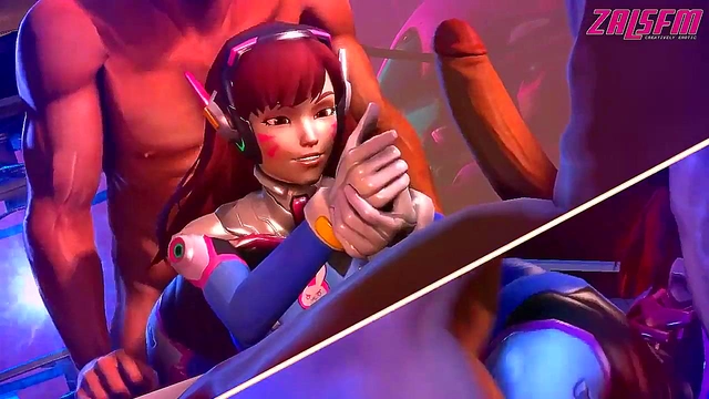 HD Overwatch D.Va Compilation – Hot Hentai Action With Sexy Heroine