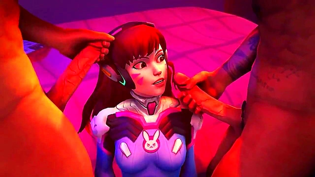 HD Overwatch D.Va Compilation – Hot Hentai Action With Sexy Heroine