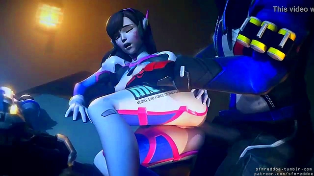 HD Overwatch D.Va Compilation – Hot Hentai Action With Sexy Heroine