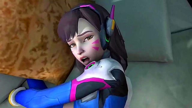 HD Overwatch D.Va Compilation – Hot Hentai Action With Sexy Heroine