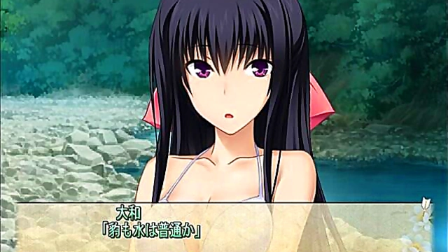 Big-Ass Anime Babe Fucks Doggystyle in Public for Nkadashi Majikoi Scene