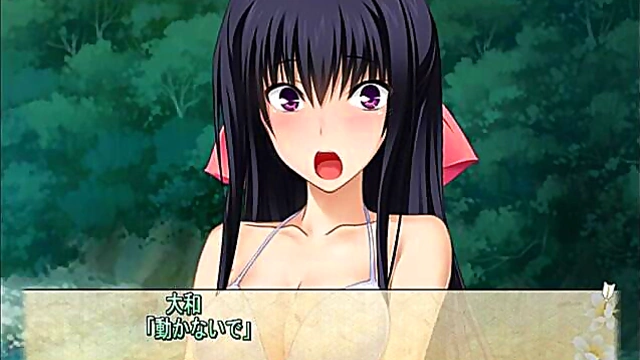 Big-Ass Anime Babe Fucks Doggystyle in Public for Nkadashi Majikoi Scene