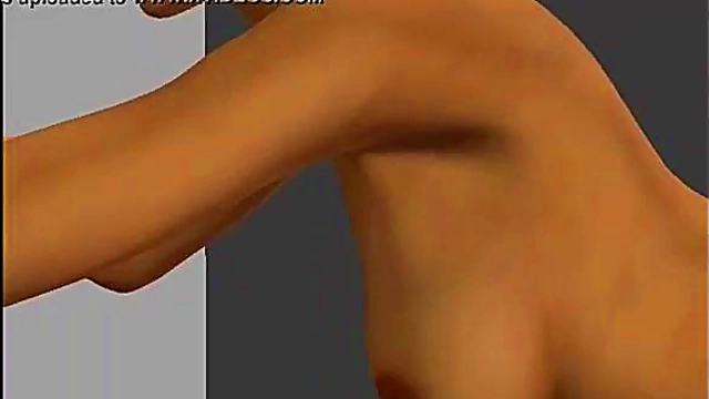 Virtual Anime Babe With Big Tits & Pigtails Gives Intense Blowjob Feast