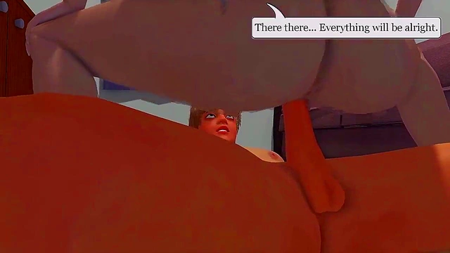 Cute 3D Hentai Specter Rides Dick in Hot POV Cowgirl Action