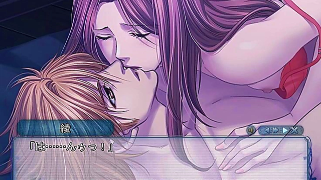 Haruna Makoto Takes Pleasure in Gin no Kanmuri Ao no Namida Game Scene