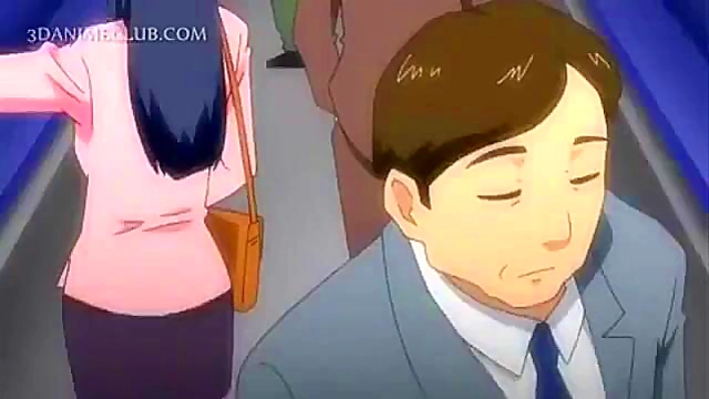 Ero Anime Chick Gets Wild On Densya For Steamy Hentai Action