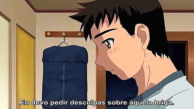 Big-Breasted Sister Falls for Brother in Heartfelt Hentai First Love Scene