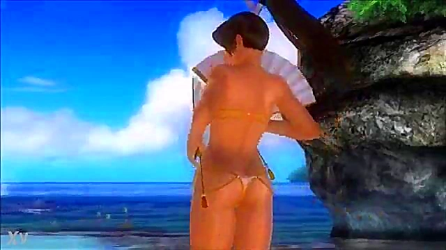 Mai Shiranui Takes a Seductive Shower in Dead or Alive Xtreme 3 Hentai