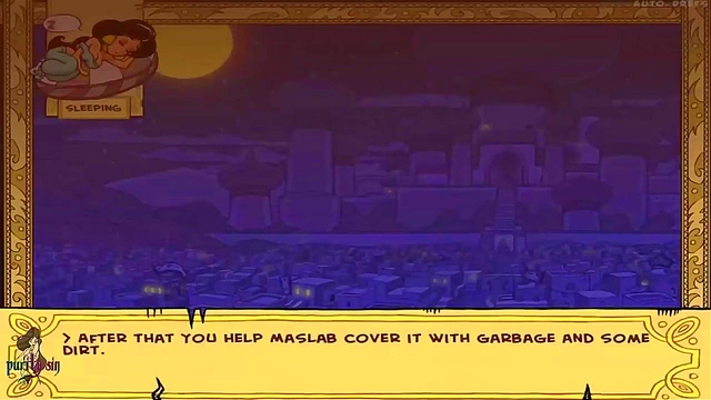 Hot Anime Princess Gets Trained By Genie for Jafar's Pleasure