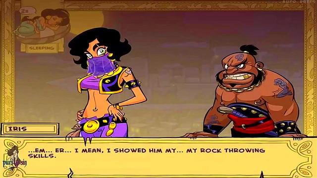 Hot Anime Princess Gets Trained By Genie for Jafar's Pleasure