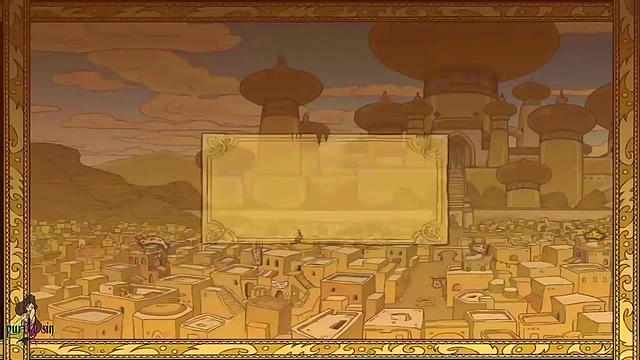 Hot Anime Princess Gets Trained By Genie for Jafar's Pleasure